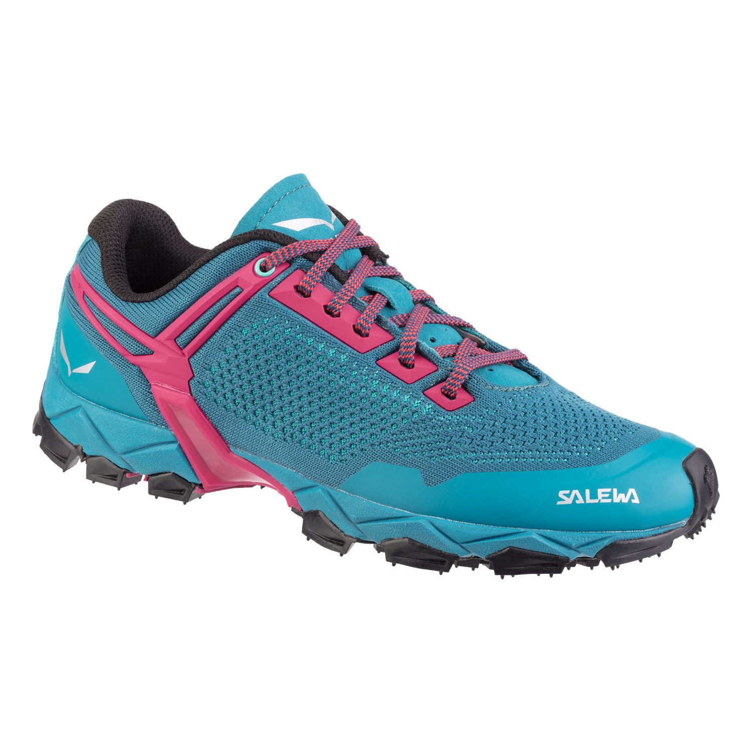 Zapatillas De Montaña Mujer Chile - Salewa Lite Train K - Azules - VRKB-42976